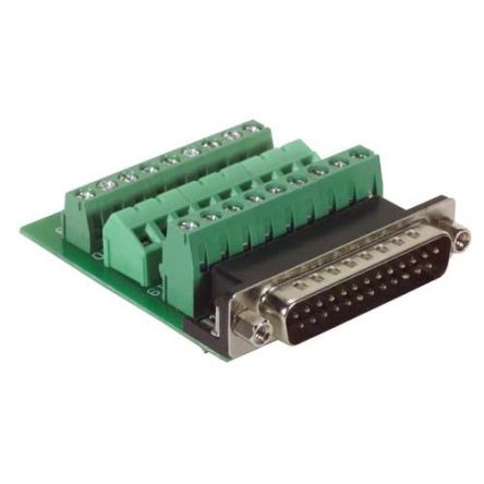 L-Com DGB 25 Way Screw D-sub Connector Plug, with Jack Screw [DGB25MT1]; 297-726