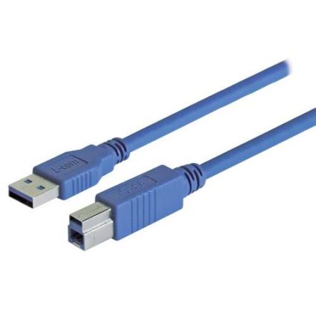 L-Com USB 3.0, Male USB to Male USB B, 3m [CAU3AB-3M]; 297-754