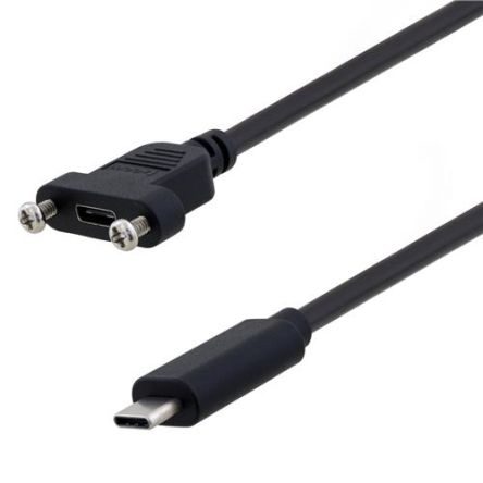 L-Com , Male USB to Female USB C, 500mm [U3A00057-05M]; 297-764