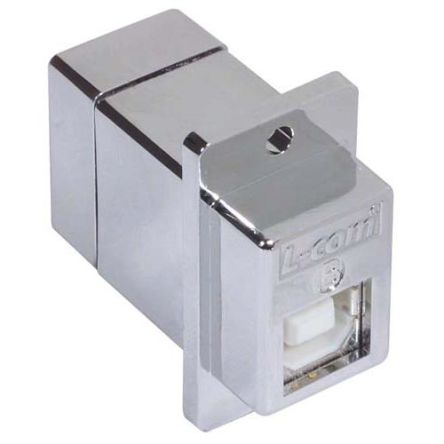 L-Com Straight, Panel Mount, Plug- Single Port Type Type A, Type B USB Connector [ECF504-BAS]; 297-823