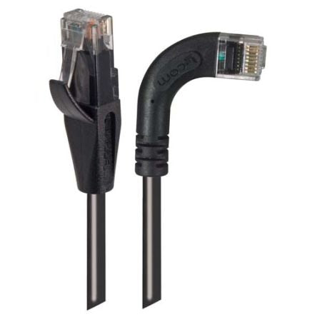 L-ComTRD, 1ft Cat5e, Black RJ45 to Male RJ45 Male, Unshielded Unshielded, Terminated PVC Sheath [TRD815RA7BLK-1]; 297-834