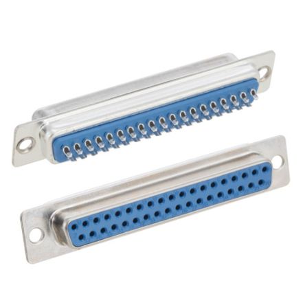 L-Com SD37 37 Way Screw D-sub Connector Socket, 2.77mm Pitch, with Jack Screw [SD37S]; 297-877