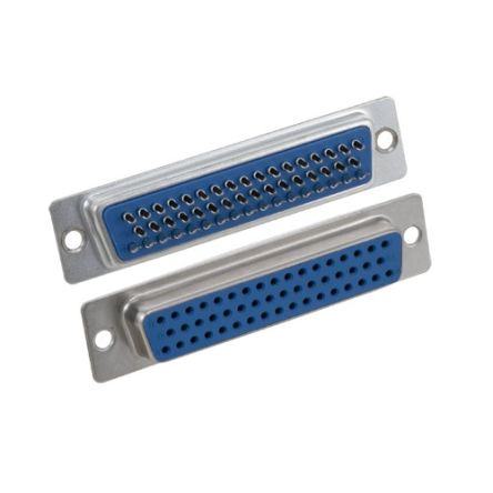 L-Com SD50 50 Way Screw D-sub Connector Socket, 2.77mm Pitch, with Jack Screw [SD50S]; 297-878