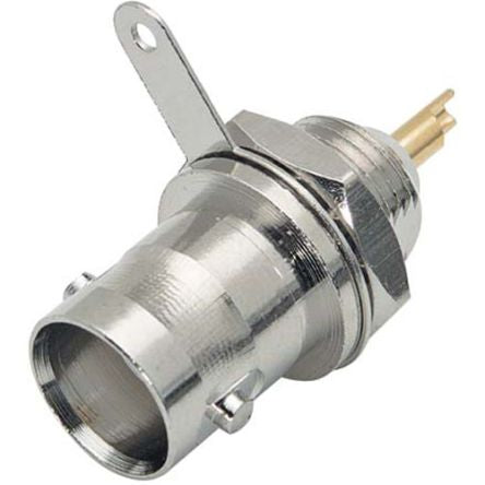 L-Com BAC Series Plug Panel Mount BNC Connector, Straight Body [BAC70A]; 297-890
