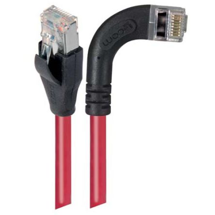 L-ComTRD, 2m Cat6, Red RJ45 to Male RJ45 Male, Copper Braid Shielded, Terminated PVC Sheath [TRD695SRA7RD-2]; 297-956