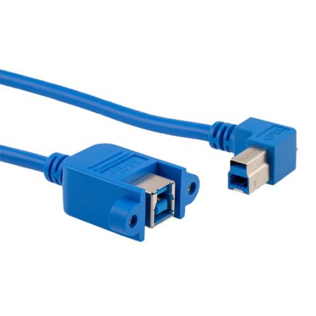 L-Com USB 3.0, Male USB to Male USB B, 500mm [U3A00102-05M]; 297-966