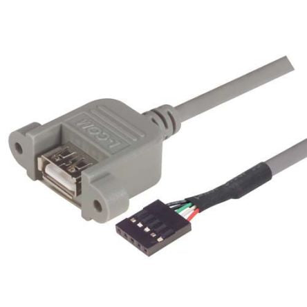 L-Com USB 2.0, Female USB to Female USB A, 500mm [UPMA5-05M]; 297-968