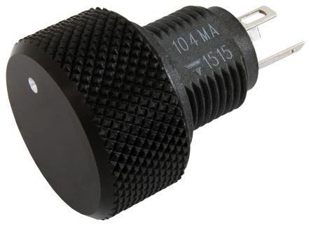 Vishay P16 10kΩ Rotary Potentiometer 1-Gang Panel Mount, P16NM103MAB15CV1D [P16NM103MAB15CV1D]; 298-385