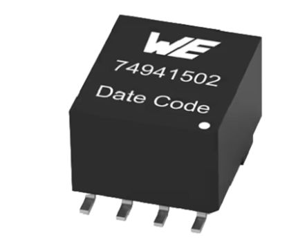 Wurth Elektronik Surface Mount PCB Transformer, REACH, RoHS [74941502]; 299-012