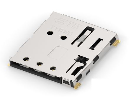 TE Connectivity, 2490448-1 7 Way Push/Push Nano Sim Memory Card Connector [2490448-1]; 299-060