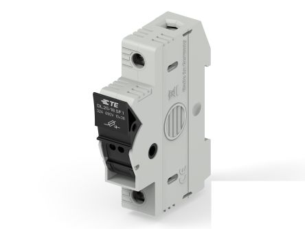 TE Connectivity 30A Fuse Holder for 10 x 38mm Fuse, 1P, 600V [1SNF100023R0000]; 299-068