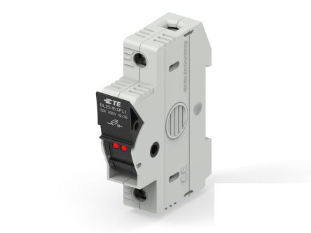 TE Connectivity 30A Fuse Holder for 10 x 38mm Fuse, 1P, 600V [1SNF100024R0000]; 299-072