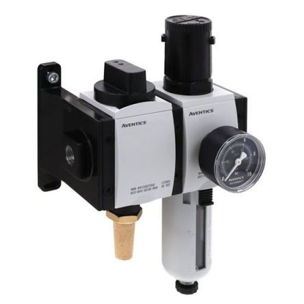 EMERSON ? AVENTICS AS3 Filter Regulator, 5μm, G 3/8, Semi Automatic, 16 bar, R412027671 [R412027671]; 299-132