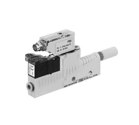EMERSON ? AVENTICS Vacuum Ejector, 0.7mm nozzle , 6bar 16.8L/min, EBS series [R412010167]; 299-205