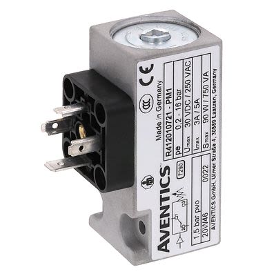 EMERSON ? AVENTICS Pressure Sensor 80bar, 12 → 125V dc, IP65 16 bar [R412010721]; 299-224