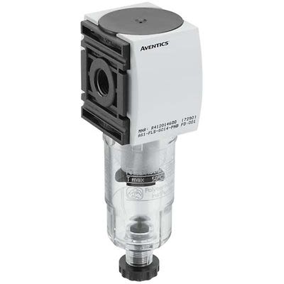 EMERSON ? AVENTICS AS1 series 0.3μm G 1/4 1.5bar to 12 bar Filter 350L/min max with Semi Automatic drain [R412014607]; 299-265