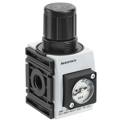 EMERSON ? AVENTICS G 1/4 Regulator - 0.5bar to 12bar, 0.25 in, 8bar max. input, R412014628 [R412014628]; 299-276