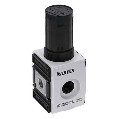 EMERSON ? AVENTICS G 1/4 Regulator - 0.2bar to 16bar, 0.25 in, 4bar max. input, R412006104 [R412006104]; 299-296