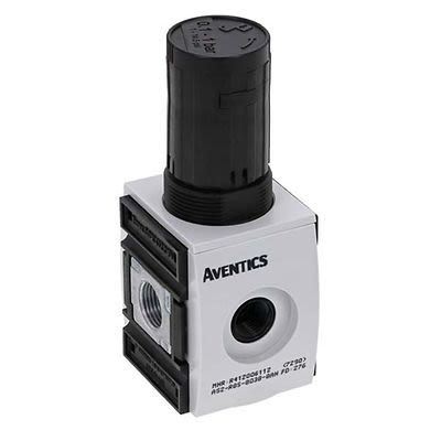 EMERSON ? AVENTICS G 3/8 Regulator - 0.5bar to 16bar, 0.375 in, 8bar max. input, R412006118 [R412006118]; 299-303