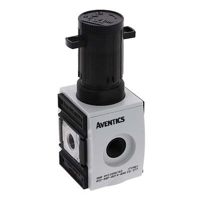 EMERSON ? AVENTICS G 1/4 Regulator - 0.2bar to 16bar, 0.25 in, 4bar max. input, R412006162 [R412006162]; 299-319