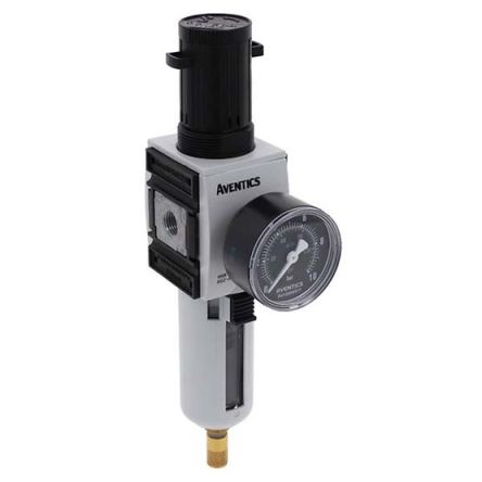 EMERSON ? AVENTICS AS2 Filter Regulator, 5μm, G 1/4, Automatic, 16 bar, R412006201 [R412006201]; 299-324