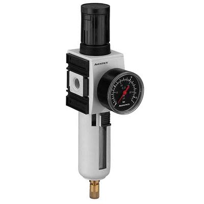 EMERSON ? AVENTICS AS2 Filter Regulator, 5μm, G 1/4, Automatic, 16 bar, R412006202 [R412006202]; 299-325