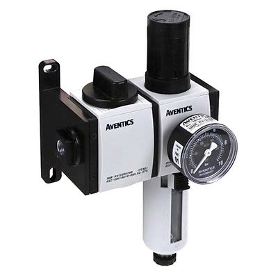 EMERSON ? AVENTICS AS2 Filter Regulator, 5μm, G 1/4, Semi Automatic, 16 bar, R412027667 [R412027667]; 299-344