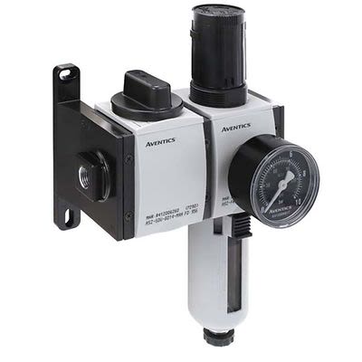 EMERSON ? AVENTICS AS2 Filter Regulator, 5μm, G 3/8, Semi Automatic, 16 bar, R412027670 [R412027670]; 299-346