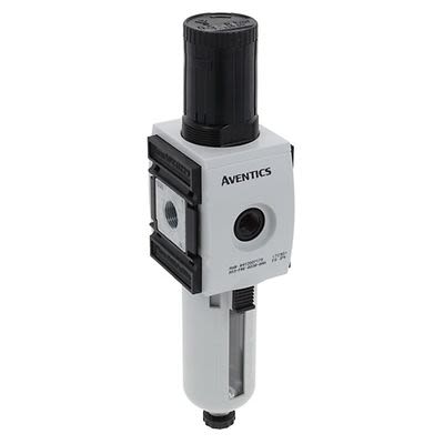 EMERSON ? AVENTICS AS3 Filter Regulator, 5μm, G 3/8, Semi Automatic, 16 bar, R412007175 [R412007175]; 299-356
