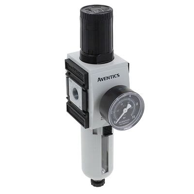 EMERSON ? AVENTICS AS3 Filter Regulator, 5μm, G 3/8, Automatic, 16 bar, R412007202 [R412007202]; 299-363