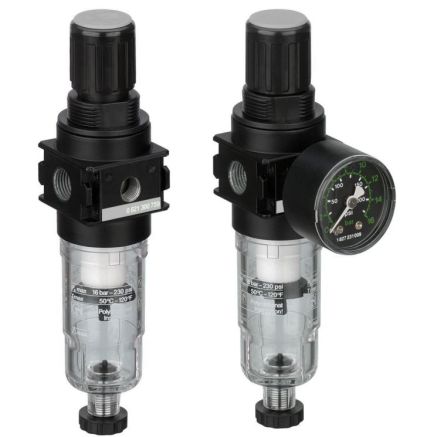EMERSON ? AVENTICS PR1 Filter Regulator, 5μm, G 1/4, Semi Automatic, 16 bar, 0821300759 [0821300759]; 299-435