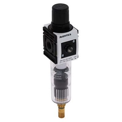 EMERSON ? AVENTICS AS1 Filter Regulator, 5μm, G 1/4, Automatic, 12 bar, R412014653 [R412014653]; 299-458