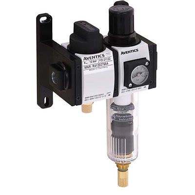 EMERSON ? AVENTICS AS1 Filter Regulator, 5μm, G 1/4, Automatic, 12 bar, R412027664 [R412027664]; 299-482