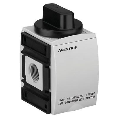 EMERSON ? AVENTICS G G 1/4 Pneumatic Shut-Off Valve, 2000L/min [R412006256]; 299-515