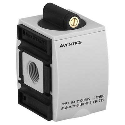 EMERSON ? AVENTICS Pneumatic Soft Start Valve, 2000L/min, G 1/4, 0.375in Tube Size 16 bar [R412006272]; 299-526