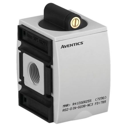EMERSON ? AVENTICS Pneumatic Soft Start Valve, 2000L/min, G 1/4, 0.25in Tube Size 16 bar [R412006275]; 299-529