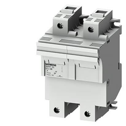 Siemens 100A Fuse Holder for 22.2 x 58mm Fuse, 2P, 690V [3NW7221]; 299-649