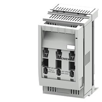 Siemens 100A Fuse Holder for 200 x 106mm Fuse, 3P, 600V [3NW7431-6HG]; 299-756