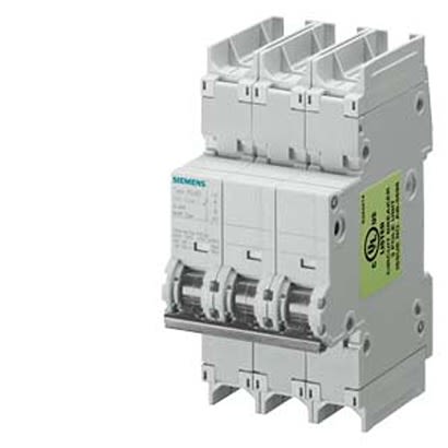 Siemens SENTRON 5SJ4320 MCB, 3P, 20A Curve C, 400V AC, 60V DC, 14 kA Breaking Capacity [5SJ4320-7HG41]; 299-946