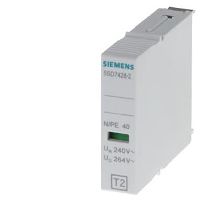 Siemens Surge Protector, 40kA, 264V (Volts), Plug In Mount [5SD7428-2]; 299-999
