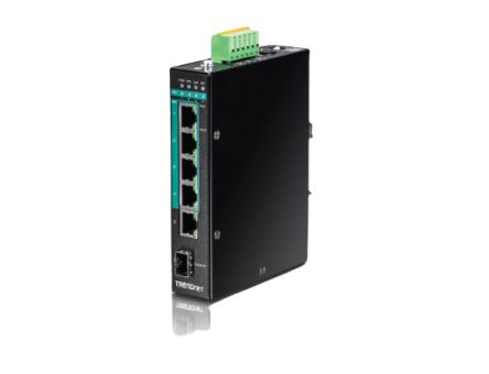 Trendnet TI-PG541I, Managed 6 Port Gigabit Switch With PoE [TI-PG541I]; 300-150