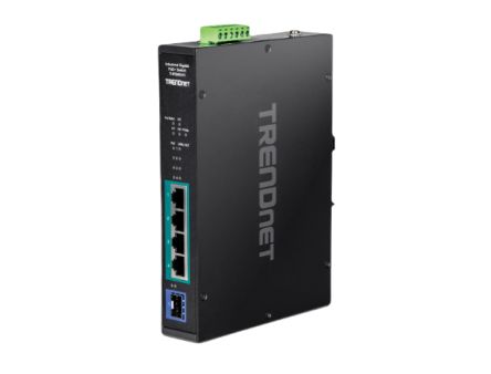 Trendnet TI-PGM541, Unmanaged 5 Port Gigabit Switch With PoE [TI-PGM541]; 300-156