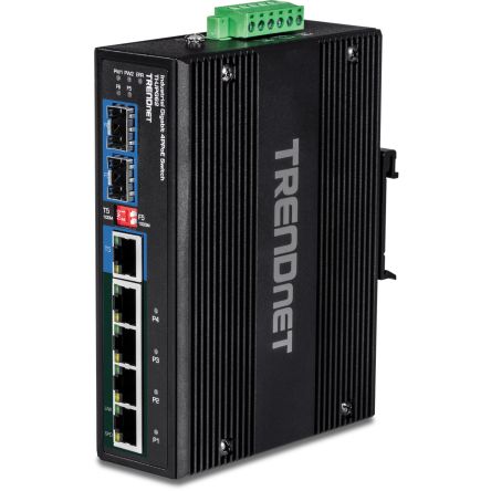 Trendnet TI-UPG62, Unmanaged 6 Port Gigabit Switch With PoE [TI-UPG62]; 300-160