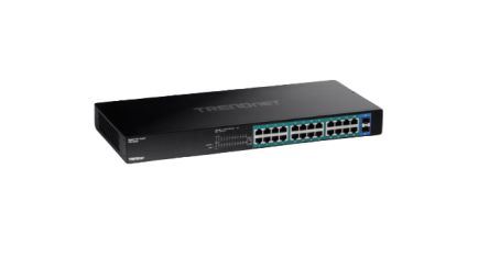 Trendnet TPE-TG262, Unmanaged 26 Port Gigabit Switch With PoE [TPE-TG262 (EU)]; 300-178