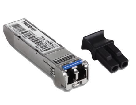 Trendnet MSA Compatible Fibre Optic LC Duplex Female Single Mode SFP Transceiver Module, Single Mode, 10000Mbit/s [TEG-10GBS10]; 300-201