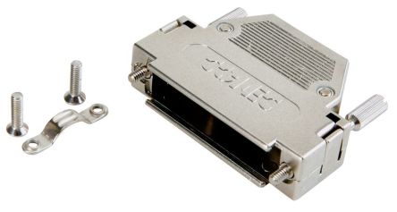 CONEC 165X1 Series ABS Horizontal D Sub Backshell, 25 Way [165X10929X]; 300-220