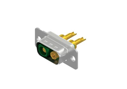 CONEC 302W2CSXX 2 Way Solder Mount D-sub Connector Socket [302W2CSXX41A10X]; 300-254