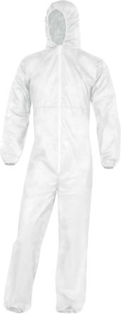Delta Plus White Disposable Overall, XL [PO106BCXG]; 301-792