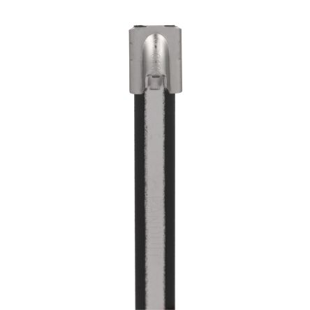 Panduit Cable Tie Assemblies, , 362mm x 8.1 mm, Black 316 Stainless Steel, Pk-50 [MLTC4H-LP316]; 301-841