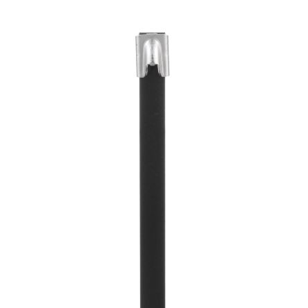 Panduit Cable Tie Assemblies, , 362mm x 8.1 mm, Black 316 Stainless Steel, Pk-50 [MLTFC4H-LP316]; 301-847